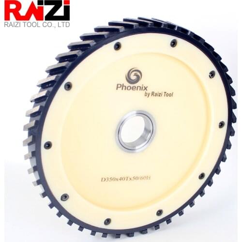 Raizi Phoenix 350mm Nylon Silent Core Diamond Milling Wheel For Granite, Engineered Stone, Concrete Milling Wheel