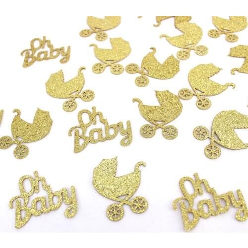 Oh Baby Car Confetti Baby Shower Party Gold Oh Baby Confetti Decoration Jungle Animal Birthday Party Decoration