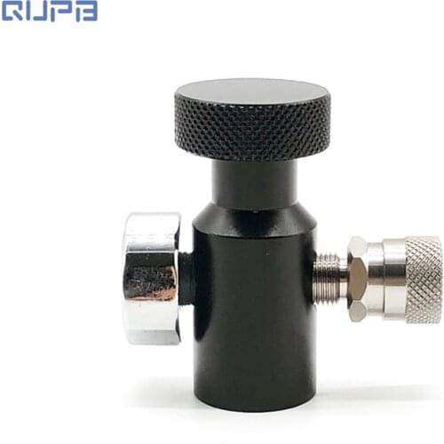PCP Paintball Airforce ON/OFF VALVE CO2 Adapter for Coil Remote Hose Universal Fill Station-Black