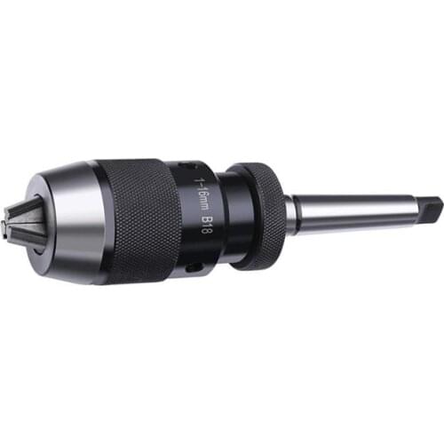 1-16mm MK2 Self Tighten Durable Lathe Tool MT2-B16 Arbor Accessories Keyless Machine Accurate Drill Chuck Steel Live Center