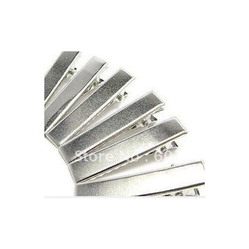 1.75" Alligator clip teeth/lined hair clips Single Pronged Alligator Clips,Free shipping1000pcs/lot