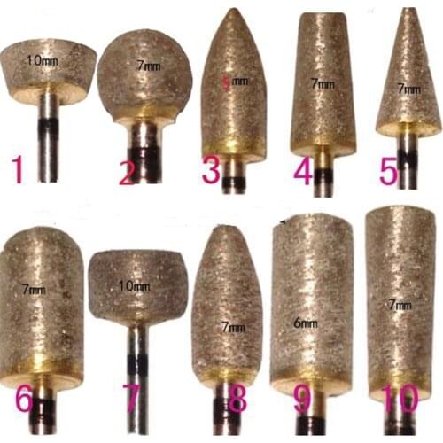 1pc Dental Lab Diamond Fully Sintered Burs 70 Coarse Grit Durable Grind or Polish Smoothly Shank:2.35mm