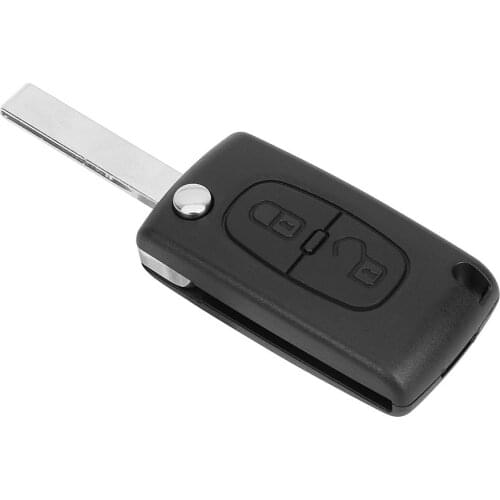 2 Buttons Telecontrol Key Shell Car Replacement Parts Car Key For Peugeot 307 408 308 3008 For Citroen C6 Replacement Key Shell