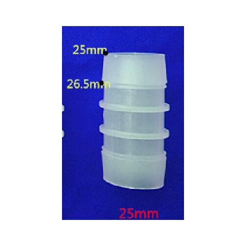 25mm dia. Plastic Barbed Straight fitting Quick twist Equal connector, silicone tube hose connector tube adapter barb joint