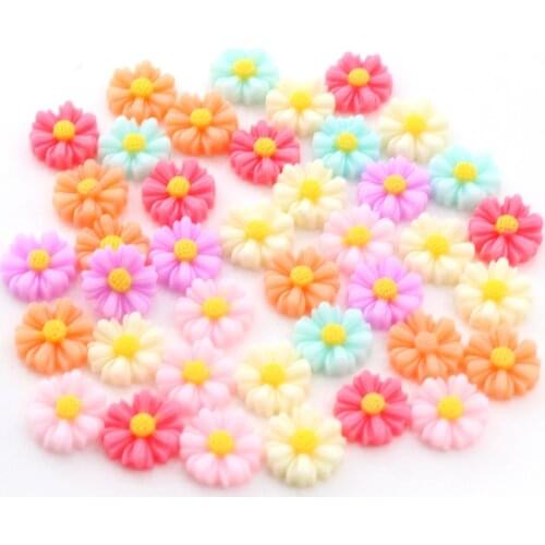 40pcs/Lot 10/12mm Clown Chrysanthemum Phone Hair Chindren Jewelry Accessories Pendant Necklace Diy Handmade Findings Components