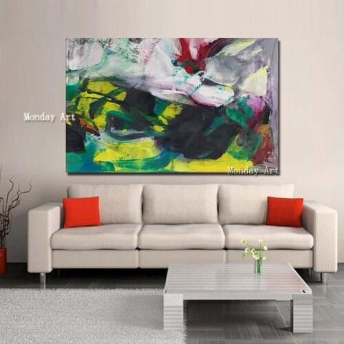 Large pop art Contemporary Art handmade original abstract oil painting Handpainted wall Art decor colorful abstract Oil painting