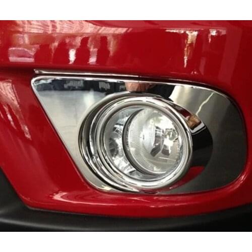 For Dodge Journey Fiat Freemont 2011 2012-2014 2015 2016 2017 2018 Front Fog Light Foglight Lamp Chrome Trim Covers Car Styling