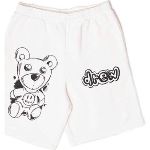 DREW Beach Shorts Mesh Breathable Summer Pants High Quality Tops HOUSE JUSTIN Brand Smiley