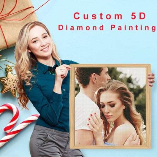 Diy Painting Diamond Custom Diamond Painting 5d Custom Photo Cross Stitch Full Square Picture of Rhinestone Mosaic Diamond Gifts