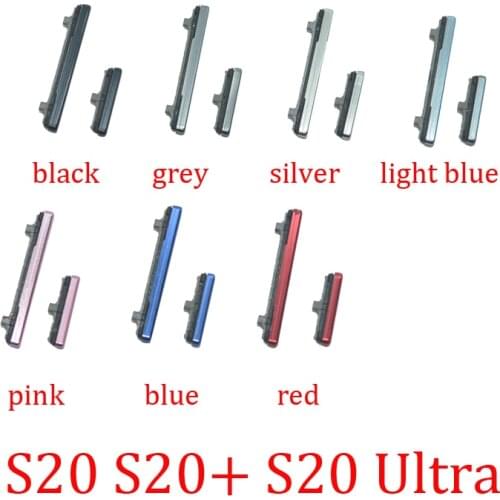 Power Volume Button For Samsung Galaxy S20 Ultra S20+ Original Phone New S20 Plus Housing Frame On Off Key Push Lock Button