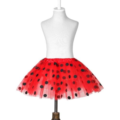 Summer skirt 2-8 years old child girl tutu skirt dot skirt net yarn princess skirt lace dots different colors тюль для кухни 05
