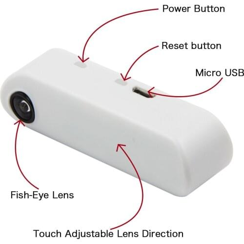 LILYGO TTGO T-Camera Mini Camera Module ESP32 Chip 4MB flash 8MB PSRAM Micro USB Touch Adjustable Fish-Eye Lens Direction