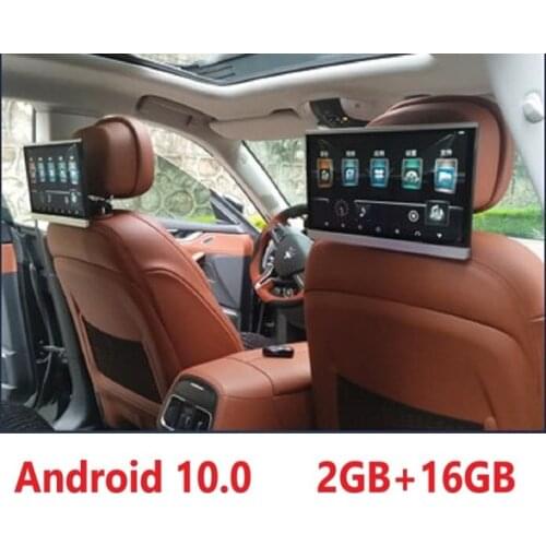 10.6 Inch 2GB+16GB Android 10.0 Car Headrest Monitor 4K 1080P HD Touch Screen WIFI/Bluetooth/USB/SD/HDMI/FM/Mirror Link/Miracast