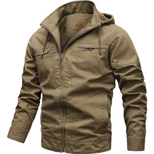 Mens Jackets Winter Warm Jackets Thick Fleece Mens Coats Mens casual jacket Military Mens outdoor jackets Mens Jacket Coat