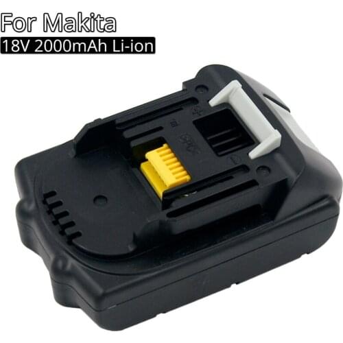 Power Tools Rechargeable Battery 18V 2000mAh Li-ion replacement batteries for Makita Cordless Drills BL1815 BL1830 BL1840 lxt400