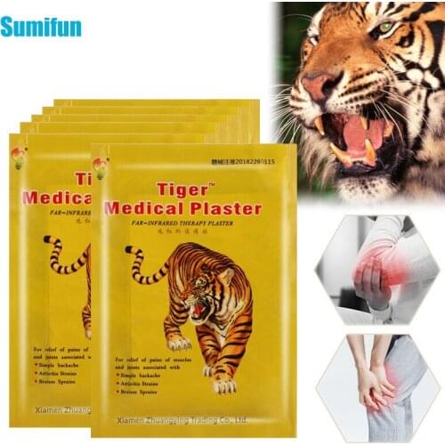 40pcs Big Sales Chinese Medicated Plaster Knee Pain Relief Patch Tiger Arthritis Joint Orthopedic Shoulder Knee Ache Stickers