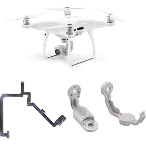 Gimbal Yaw Arm Roll Arm Bracket Robbin Flat Cable Flex Roll Motor for DJI Phantom 4 Pro P4P Camera Drone Gimbal Repairing Parts