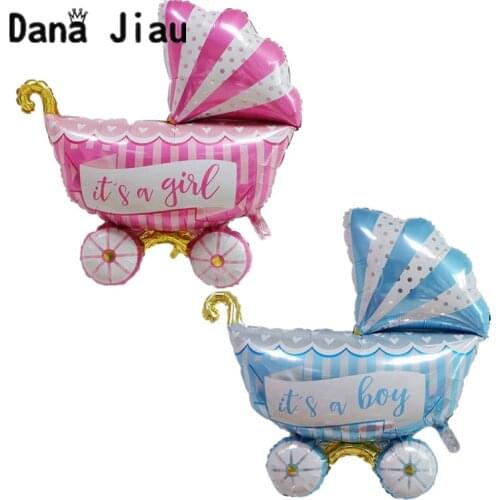 Wedding Its A Boy /girl BIG Baby Car Foil Balloons Colorful Children Birthday Party Decoration Ball Baby Shower Toy Supplier