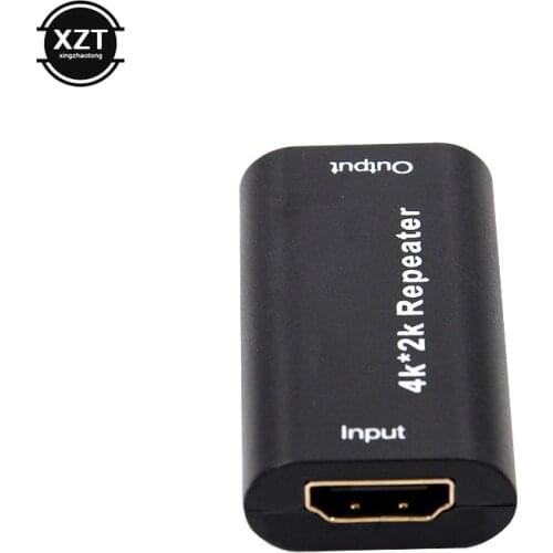 1PCS newest Mini 4K*2K Repeater 3D Amplifier Booster 4.95Gbps Over Signal HDTV HDMI Type A 19Pins Female To famale 40m Adapter