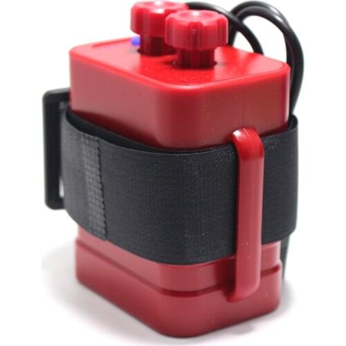 12.4V Battery Pack Case for 6 x 18650 Rechargeable li-ion Battery Waterproof Safety Cycling Battery Pack Case Box For Bike Lamp