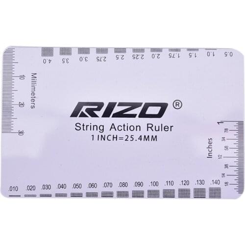 Guitar Accessories String Specification Pillow Scale Measuring Ruler for Guitar Bass Electric 95*63mm