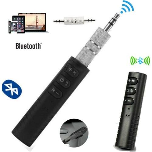 Aux Adapter Bluetooth V5.0 Transmitter Receiver 3.5mm Wireless AUX Audio Music