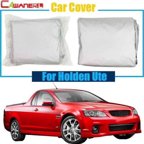 Cawanerl Car Cover Anti UV Vehicle Outdoor Sun Rain Snow Resistant Protector Cover Sun Shade Dustproof For Holden Ute