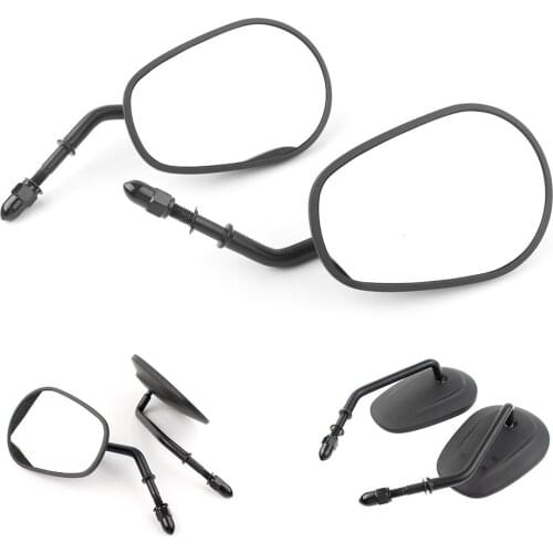 Motorcycle Rear View Mirror Side Mirrors For Harley Touring Dyna Fatboy Iron Sportster 883 & Electra Street Glide Road Glide