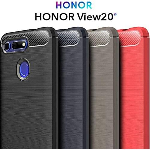COVER for Huawei Honor View 20 V20 soft TPU CARBON Case CARBON