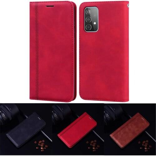 Case For Samsung Galaxy A52 SM-A525 A526 чехол Magnet Flip Leather Wallet Cover Funda For Samsung A52 Case Shell Book Etui Capa