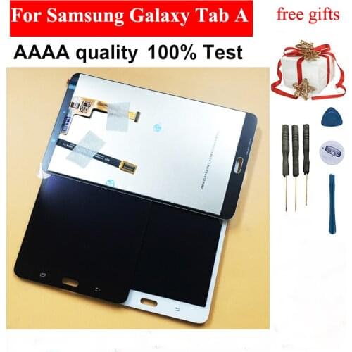 Black / White For Samsung Galaxy Tab A 7.0 SM- T280 T285 Touch Screen Digitizer Panel Glass + LCD Display Panel Monitor Assembly