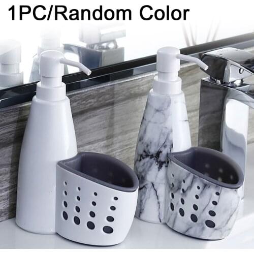 Liquid Soap Dispenser Liquid Detergent Storage Box Rack Cleaning Sponge Drainboard Soap Holder Home Kitchen Bathroom Accessories