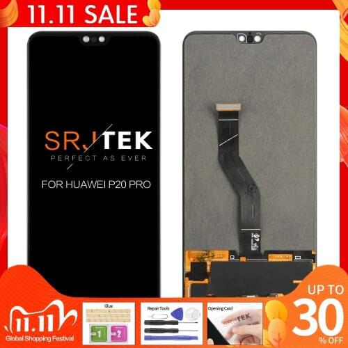 Screen Replacement 6.1" For Huawei P20 Pro CLT-AL01 LCD Display Touch Digitizer Glass with Fingerprinter Assembly