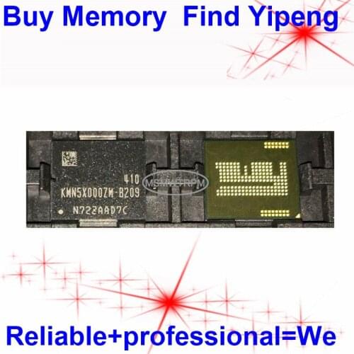 KMN5X000ZM-B209 BGA162Ball EMCP 4+4 4GB Mobilephone Memory New original and Second-hand Soldered Balls Tested OK