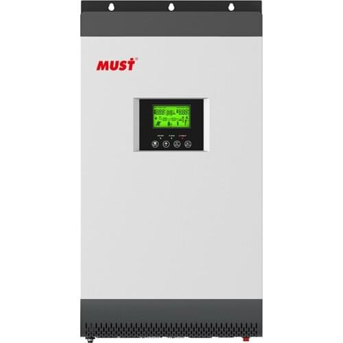 MUST must pv1800 dc 48v 5kva 5000w hybrid solar inverter with 80A MPPT
