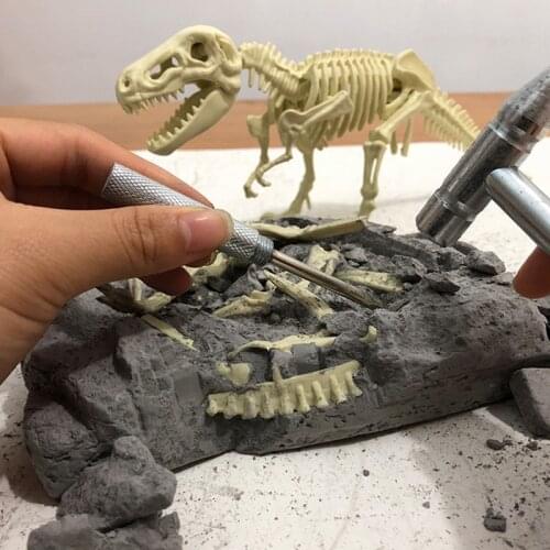 Digging Jurassic Dinosaur Fossil Model excavation kits Education archeology Exquisite Set Action Children Figure Kids Toys Gift