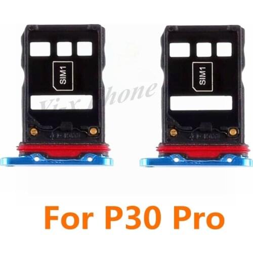 SIM Card Tray Micro SD Card Tray Holder Slot For Huawei P30 Pro Replacement Parts