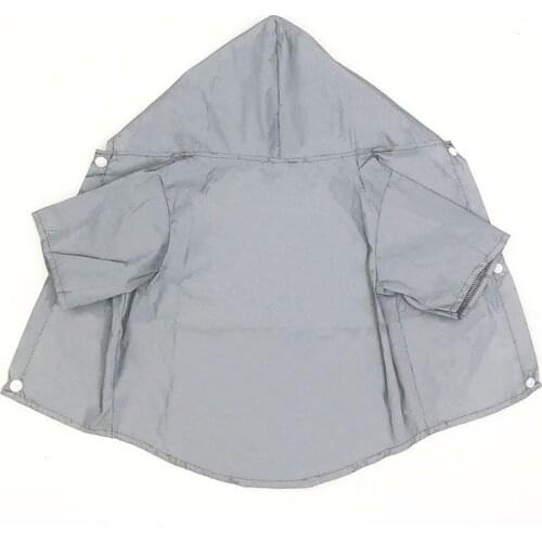 Fashion Reflective Dog Jacket Pet Dog Hoodie for Small Medium Dogs Flower Print Puppy Coat Schnauzer French Bulldog Clothing A43