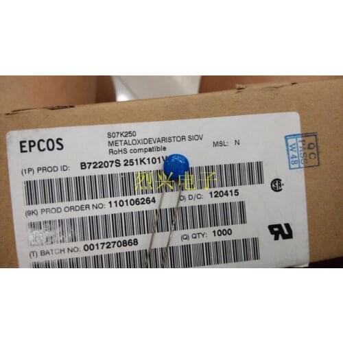 Original 5pcs/ S07K250 B72207S0251K101 07k250