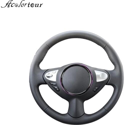 Alloy and titanium Steering wheel frame Automative interior sticker styling trim For Nissan Sentra SV Volant 370Z car decoration