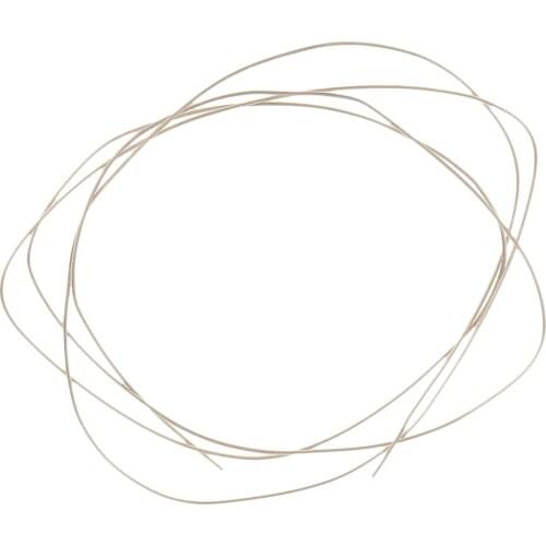 50cm 925 Sterling Silver color Wire For Jewelry Making Beading Wire Round-Half Hard