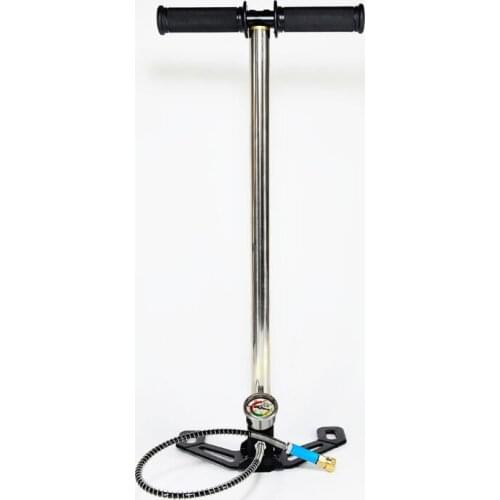 SH Rongxing Top Quality High Pressure 3 Stage PCP Car Mini Hand Operated Air Pump Hunting PCP pump 300bar 30mpa 4500psi
