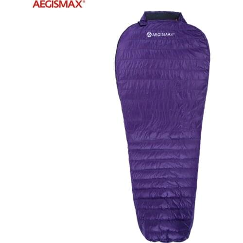 Aegismax Ultra Dry White Goose Down Sleeping Bags Splicing Mummy Ultralight Hiking Camping 700 FP Mini 2 Water Repellent Down