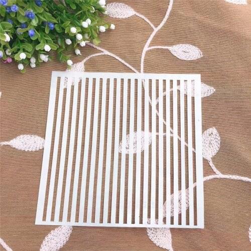 Line scrapbook stencils spray plastic mold shield DIY cake hollow Embellishment printing lace ruler valentine