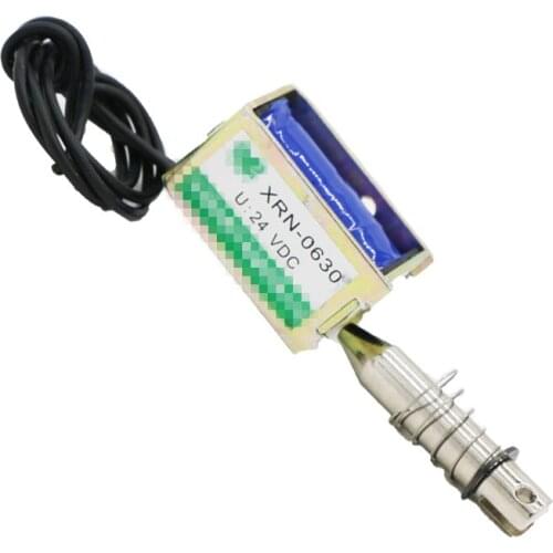 Pull frame traction type solenoid DC electromagnet XRN-0630 DC 12V 24V 32W Stroke 10mm