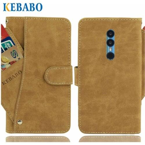 Vintage Leather Wallet UMIDIGI A1 Pro Case 5.5" Flip Luxury 3 Front Card Slots Cover Magnet Stand Phone Protective Bags