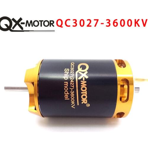 High Speed QX-MOTOR 3027 3600KV DC Brushless Motor DIY RC Coreless Strong Torque Toy Car Ship Boat Plane Model Repair Tool