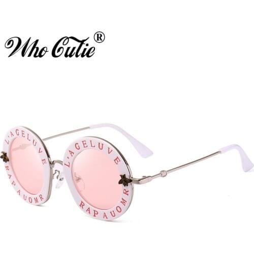 WHO CUTIE Women's Sunglasses Round