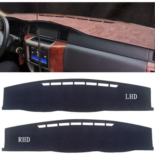 Suede Leather Dashmats Car-styling Accessories Dashboard Cover Dash Mats Carpet for Nissan Patrol ST Y61 4800 GRX GR V Pickup