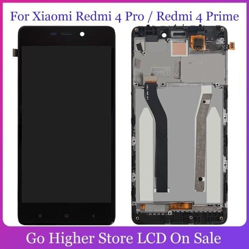 5.0'' Lcd For Xiaomi REDMIi 4 PRO / REDMI 4 PRIME Lcd Display TOUCH SCREEN PHONE Assembly 3GB+32GB Repair Part
